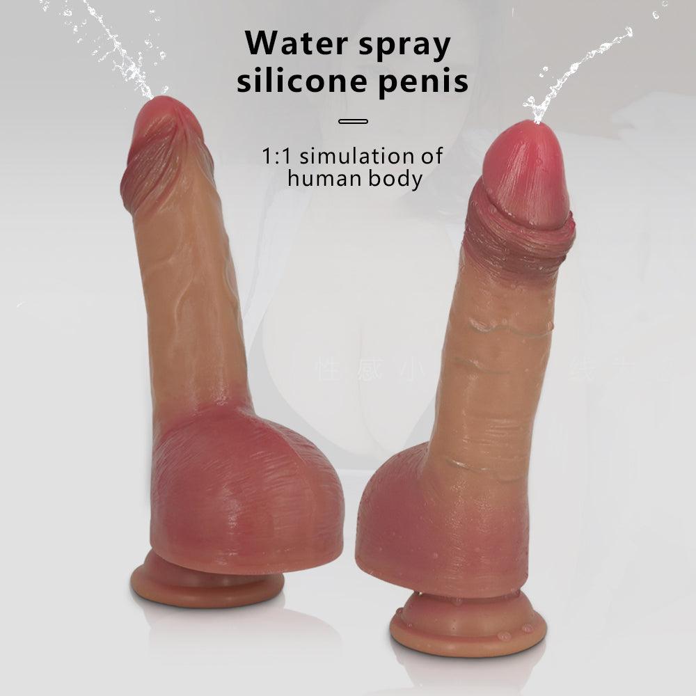 Realistic Squirting Dildo with Strong Suction Cup Ejaculating Penis - propinkup