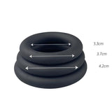 3PCS Silicone Cock Ring Set Male Penis Ring - propinkup