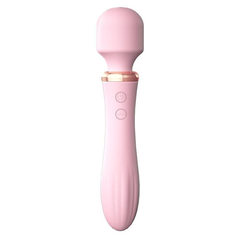 10 Vibrating Double-headed Heating Vibrator Female Wand Massager - propinkup