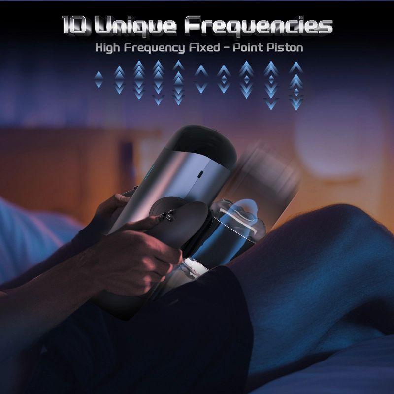 10 Thrusting Frequencies Handled Stroker Male Enhanced Masturbator - propinkup