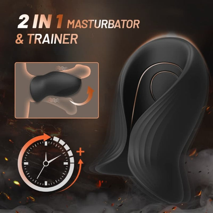 12 Super Vibrating 2 in 1 Male Penis Vibrator - propinkup