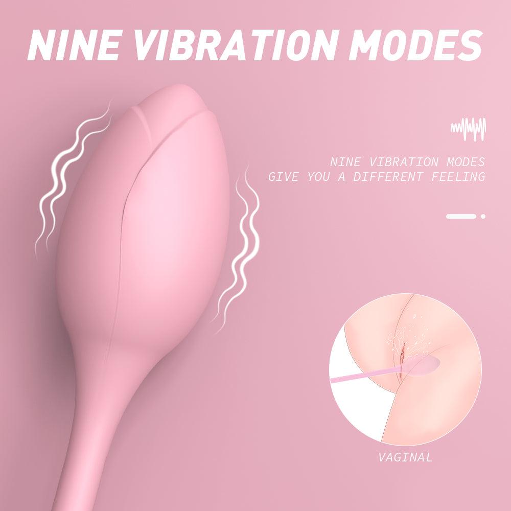 Rose Vibrator G+C Rose Sex Toy Oral Stimulate Massager for Women - propinkup