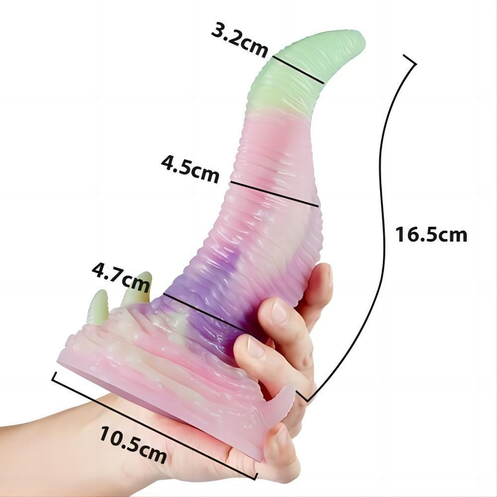 Monster Tentacle Silicone Rainbow Dildo with Suction Cup - propinkup