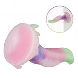 Monster Tentacle Silicone Rainbow Dildo with Suction Cup - propinkup