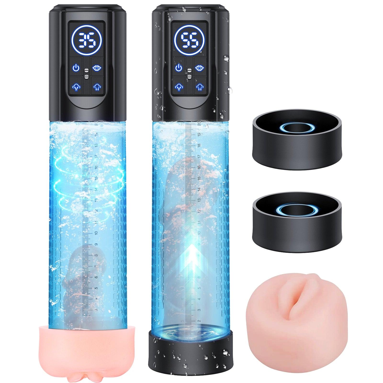 3-in-1 Design 3 Vacuum Suction Automatic Suction Penis Pump - propinkup