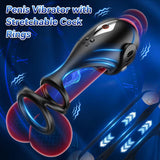 3-in-1 Couple Toy Glans Trainer Penis Sleeve with Penis Ring - propinkup