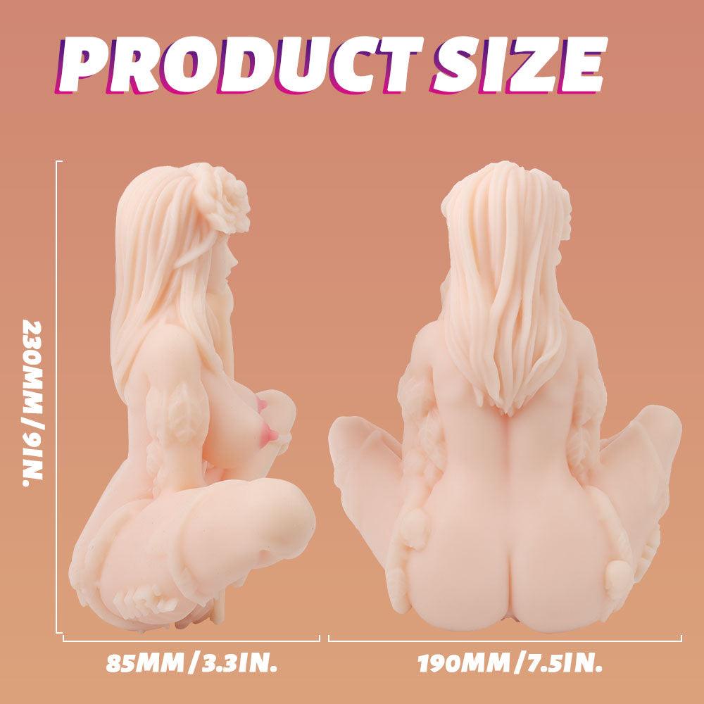 Propinkup Rose Realistic Sex Doll with Lifelike Vagina Liquid Silicone Pocket Pussy for Men - propinkup