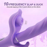 4 in 1 Thrusting Sucking & Flapping Rabbit Vibrator G-spot Masager for Women and Couples - propinkup