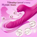 Thrusting Dildo Vibrator G Spot Vibrators Clitoral Stimulator Sex Toys for Women - propinkup