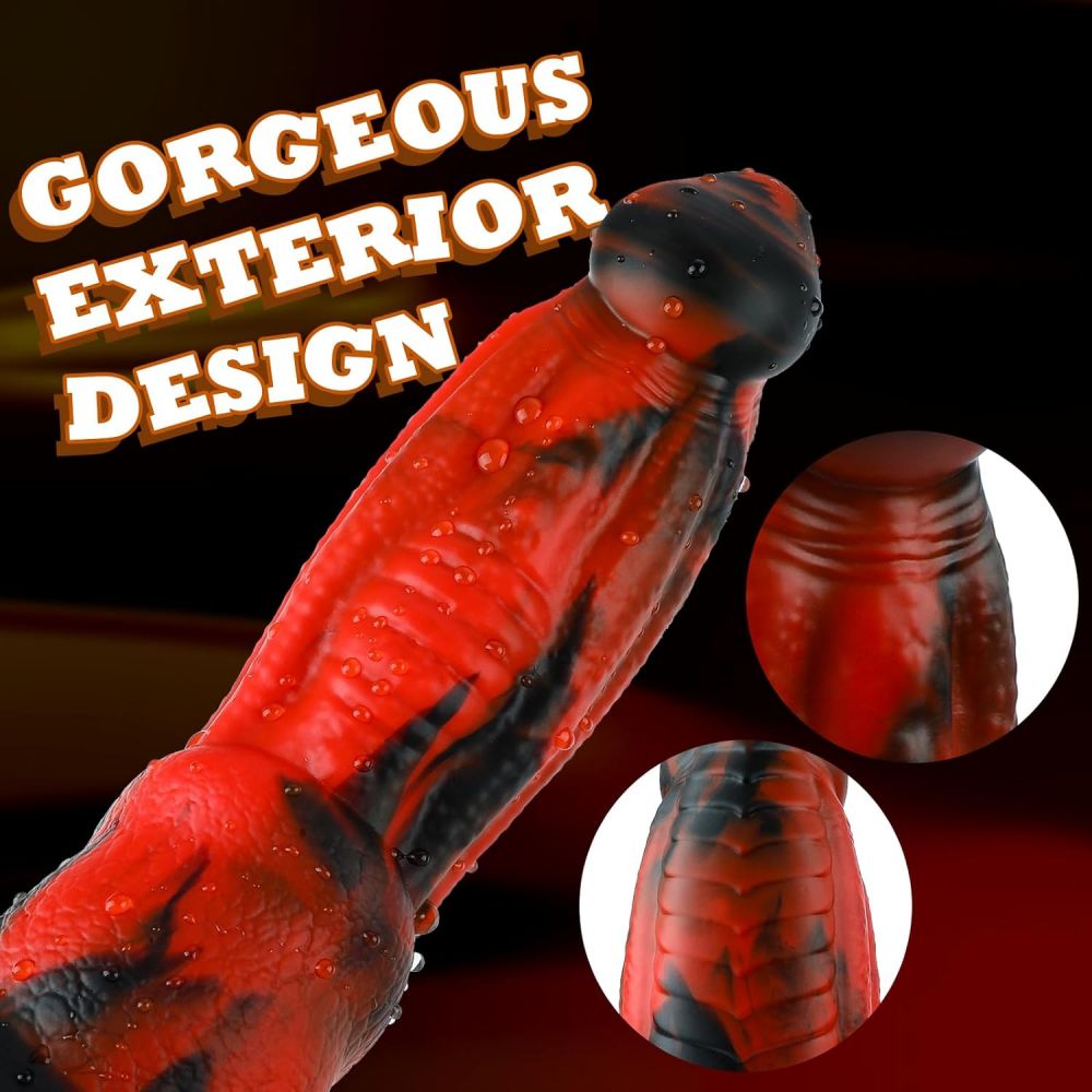 8.5in Monster Dildo Fantasy Dragon Dildo Silicone Adult Sex Toy for Woman