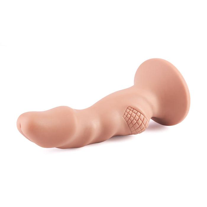 8.1-Inch Silicone Lattices Design Suction Base Dildo - propinkup