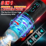 9 Rotating & Thrusting Modes Moaning Masturbator Cup Male Men Sex Toy - propinkup