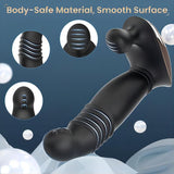 ROYAL Remote Controlled Vibrating Perineum Stimulator Thrusting Prostate Massager - propinkup