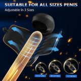 ALIEN Automatic Adjustable Buckle 10 Vibrating Modes Masturbation Cup - propinkup