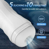 Eternal 5 Sucking 10 Vibrating Male Masturbators Blowjob Sex Toys - propinkup