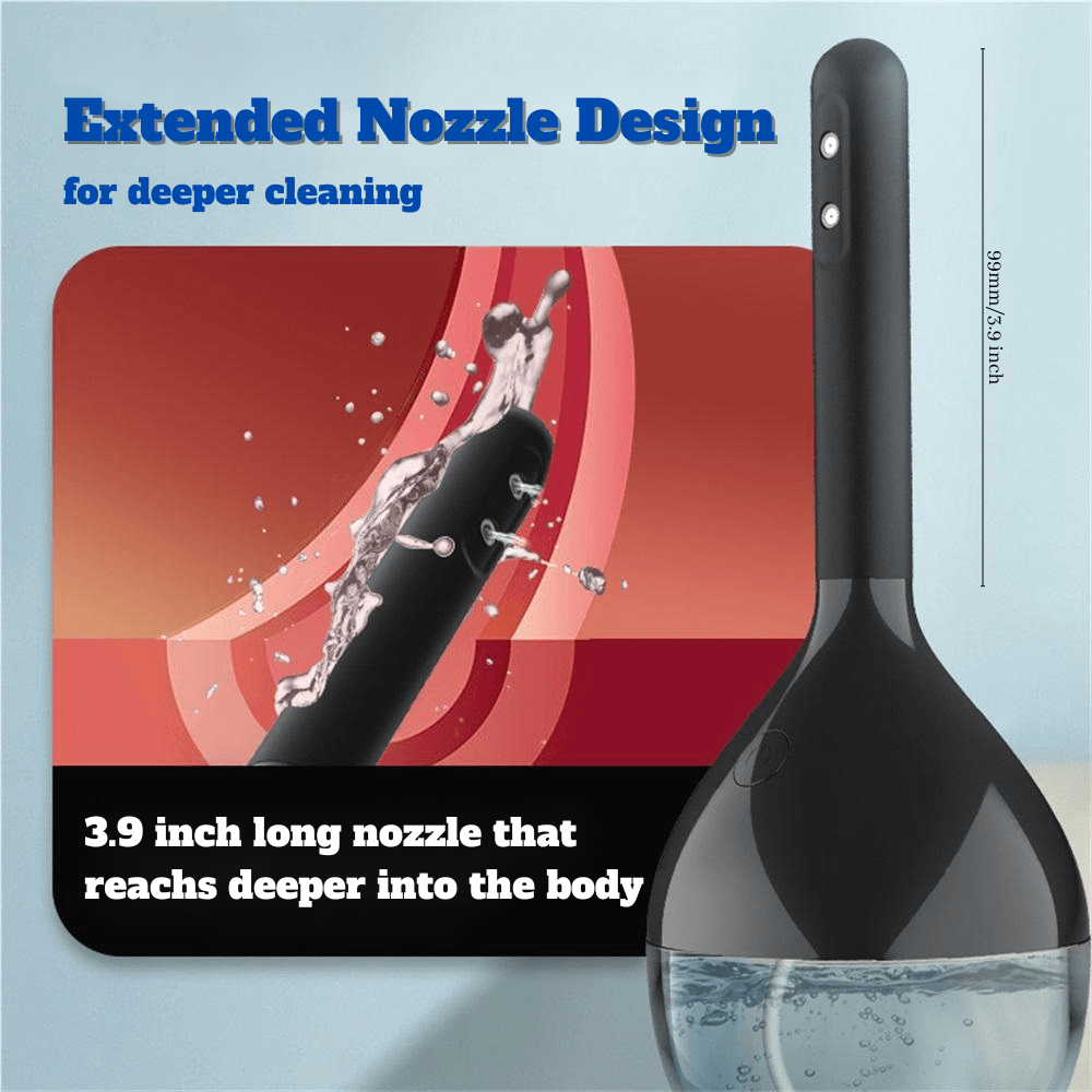 5 Jet Openings Automatic Anal Douche Sex Cleaner For Men & Women 195ML - propinkup