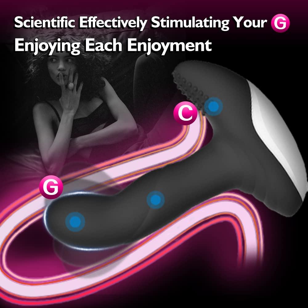 Fox Wiggle Motion Prostate Massager Remote Control Anal Plug Male Adult Toys - propinkup