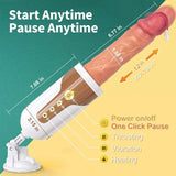 Gerald - Automatic Thrusting Dildo Machine Remote Control 5 Vibration & 5 Thrusting Modes Sex Machine - propinkup