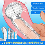 Finger Sleeve Vibrator G Spot Massage Masturbator for Women & Lesbian - propinkup