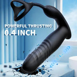 Male Prostate Massager with Cock Ring App & Remote Control 6 Vibrating Modes Anal Vibrator Sex Toys - propinkup