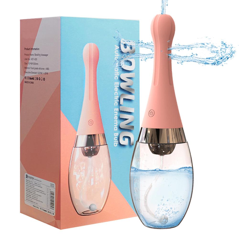 Bowling Automatic Electric Enema Bulb with 3 Frequency - propinkup