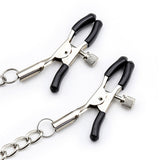 Nipple Clamps with Ball Gag Mouth Gag and Breast Clamps with Chains, Slave Restraints Ballgag for Couples, SM Bondage Sex Toys