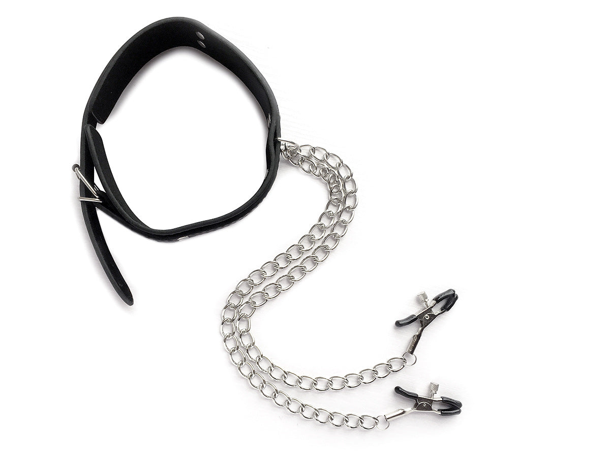 Non-Piercing Nipple Clamps With Chain Necklace Adjustable Body Clip Non Pierced Body Jewelry