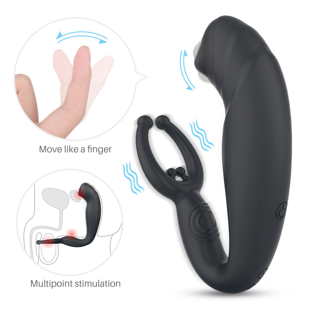 Rainstorm Bead Massage P-spot 9 Vibrating Prostate Massager with Remote Control Anal Vibrator Adult Sex Toys