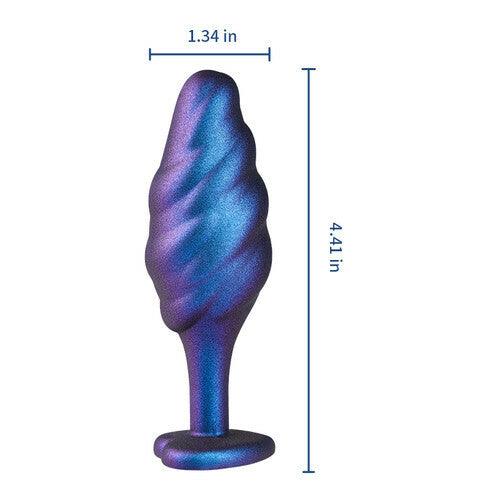 Pearl Shading Color Creative Shape Silicone Anal Butt Plug - propinkup