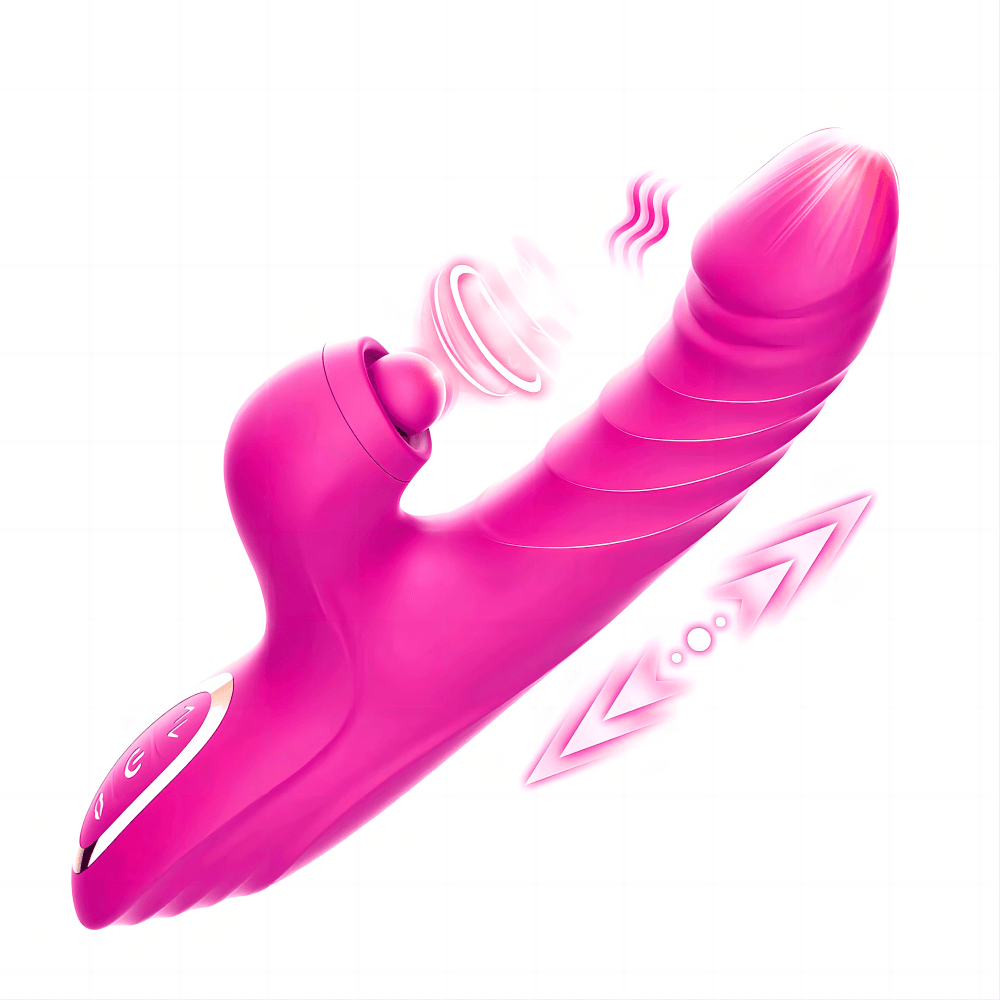 Thrusting Dildo Vibrator G Spot Vibrators Clitoral Stimulator Sex Toys for Women - propinkup