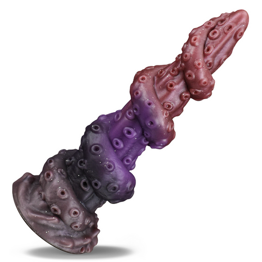 8.9 Inch Octopus Tentacle Dildo Monster Dildo with Unique Spiral Shape Fantasy Anal Plug