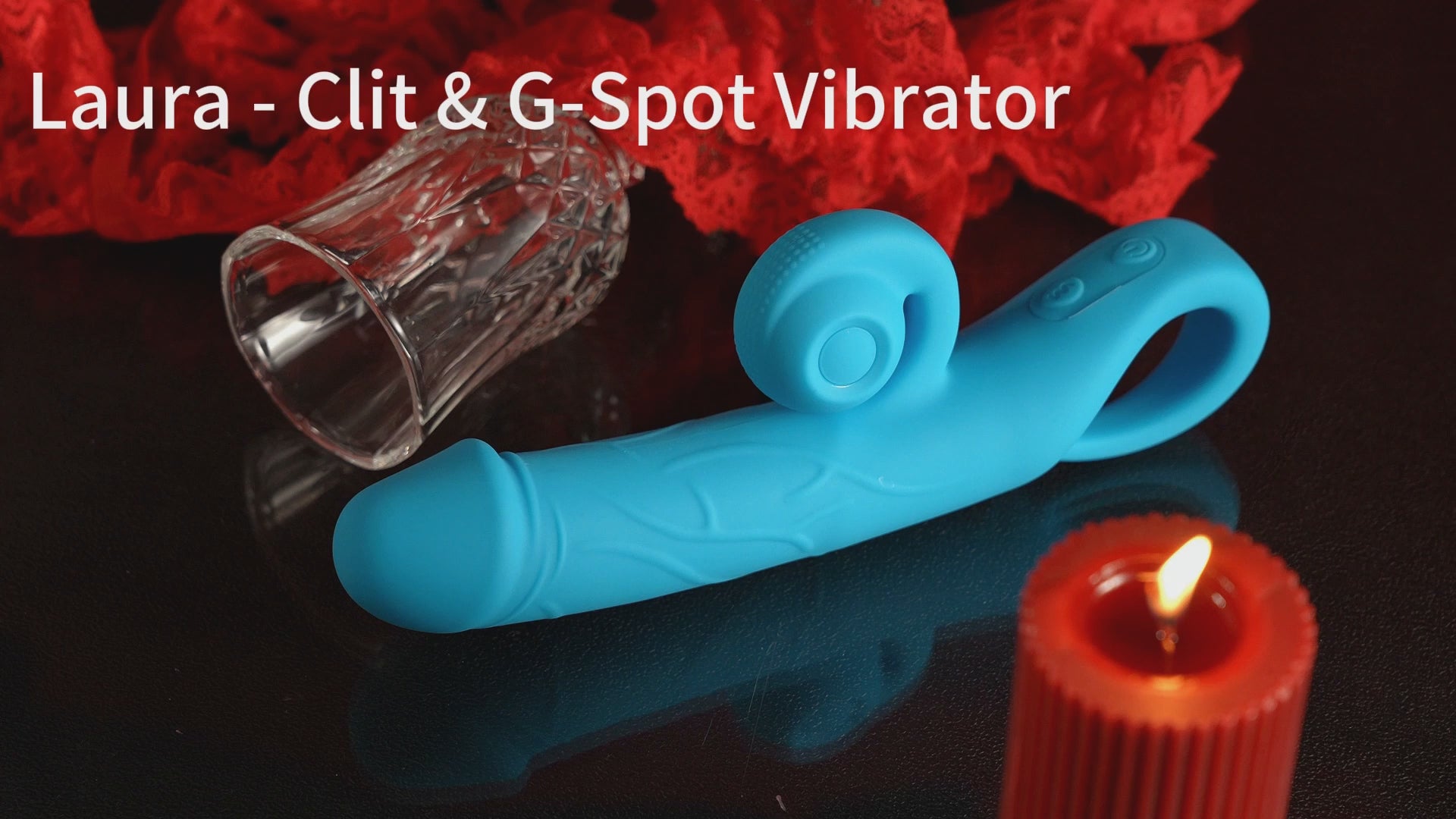 Laura - 10 Function Clit Stimulator & G-Spot Vibrator Woman Sex Toys