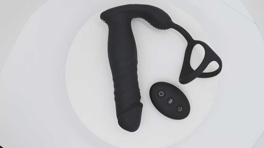 Male Prostate Massager with Cock Ring App & Remote Control 6 Vibrating Modes Anal Vibrator Sex Toys