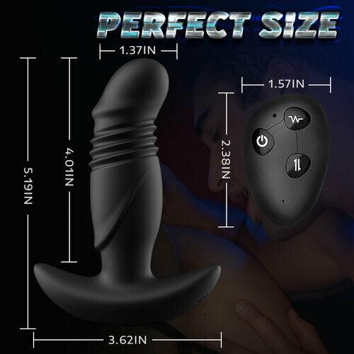 JOAIDA Prostate Massager 3 Thrusts & 10 Vibrations WENDT Butt Plug - propinkup