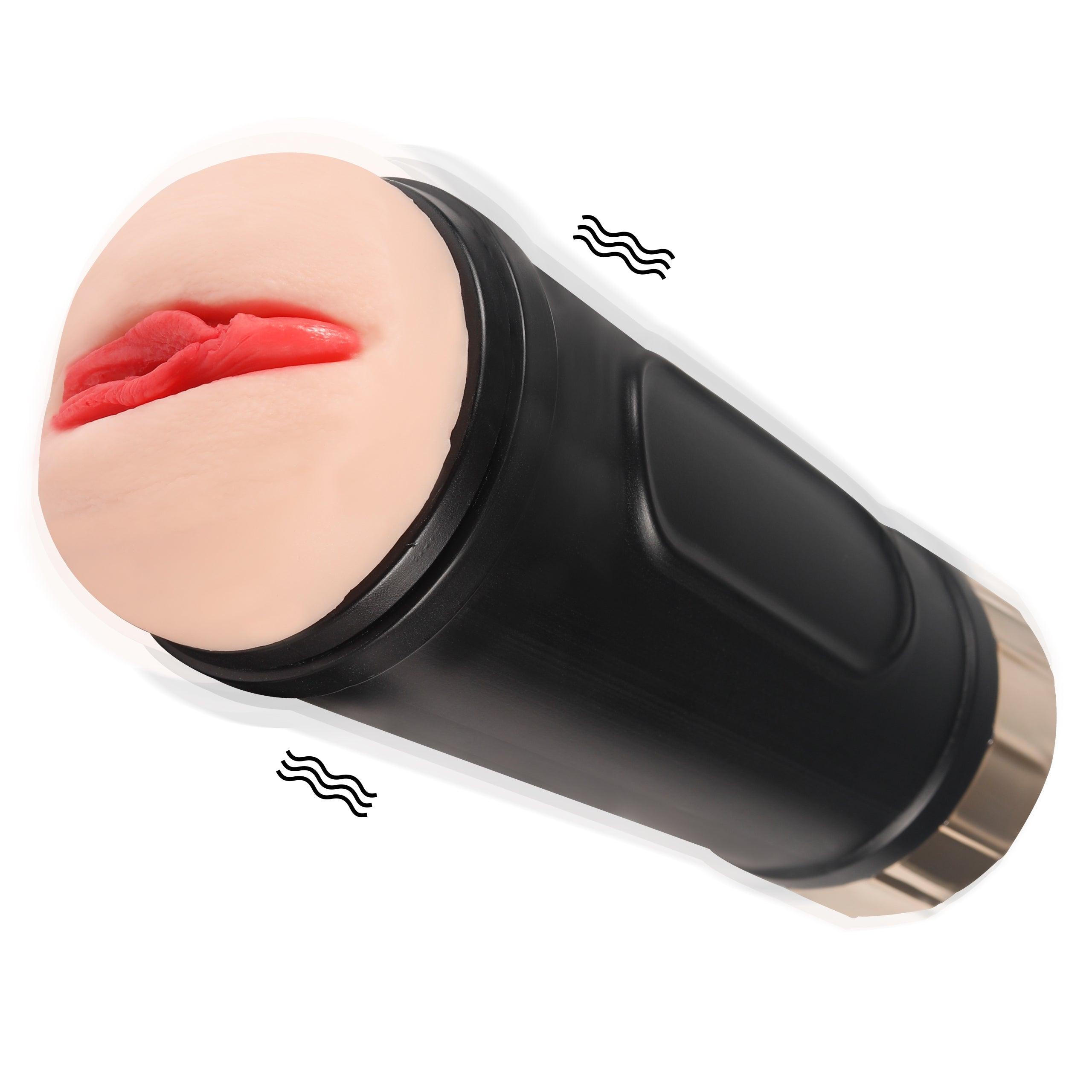 Propinkup 10 Vibration Realistic Tight Vagina Automatical Lifelike Pussy Masturbation Cup - propinkup