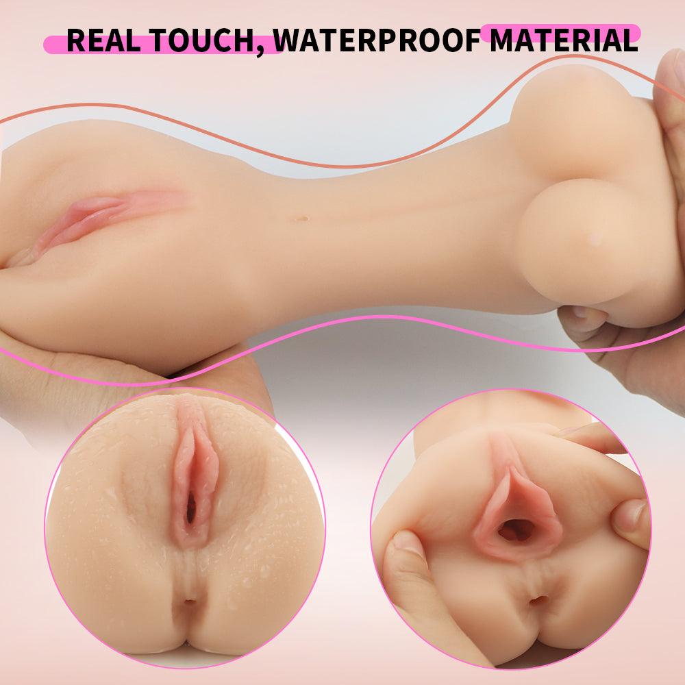 Propinkup Pink Realistic Pocket Pussy Toys Male Masturbator - propinkup