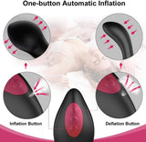 Prostate Massager 10 Frequency Vibration Automatical Air Pump Inflatable Butt Plug - propinkup