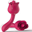 Rose Vibrator with 9 Licking & 9 Vibration for female G-Spot Clit Vibrators - propinkup