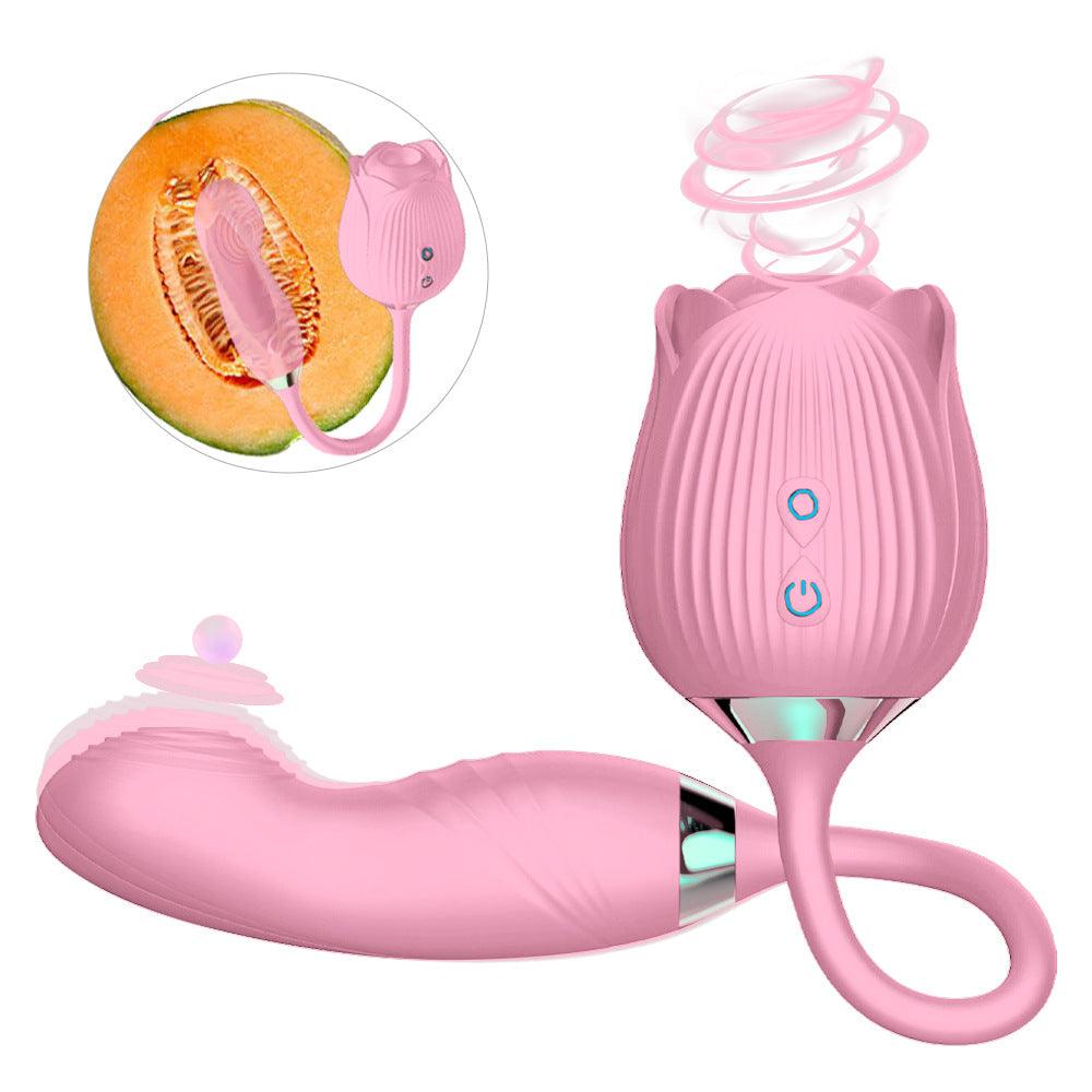 Rose Vibrator Clitoris Sucking Stimulator Female Adult Toy Oral Sex - propinkup