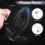 Wireless Hollow Out Anal Prostate Massager Butt plug Vibrators Couple Sex Toys - propinkup