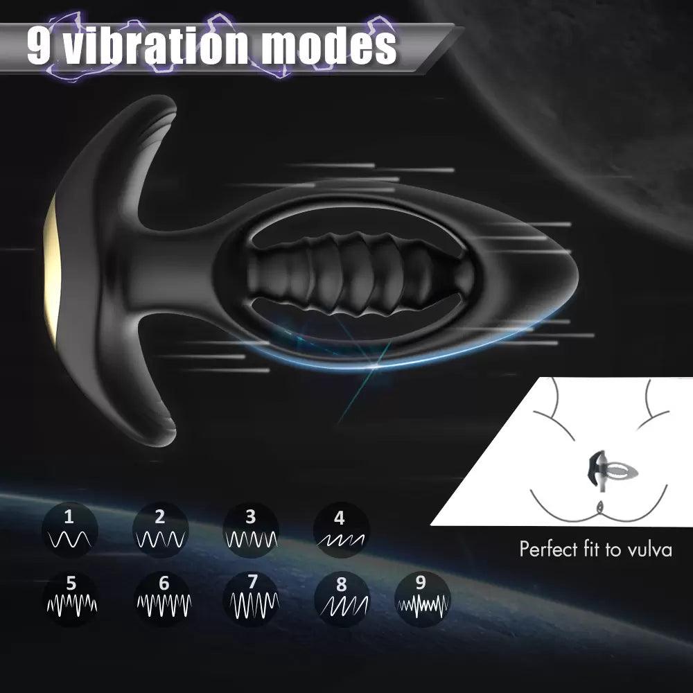 Wireless Hollow Out Anal Prostate Massager Butt plug Vibrators Couple Sex Toys - propinkup